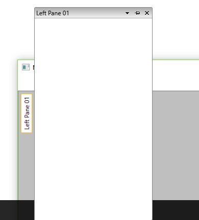Default unpinned pane near edge of screen
