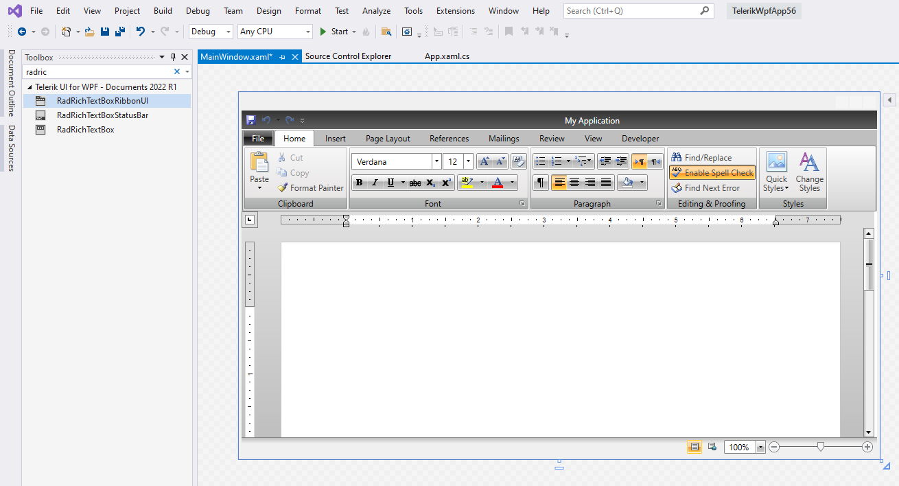 RadRichTextBoxRibbonUI