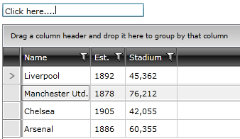 Telerik WPF DataGrid Selection UnfocusedState 01