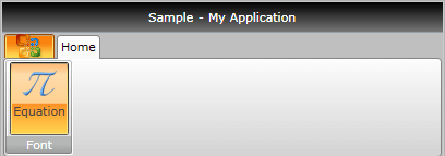 WPF RadRibbonView Large Radio Button