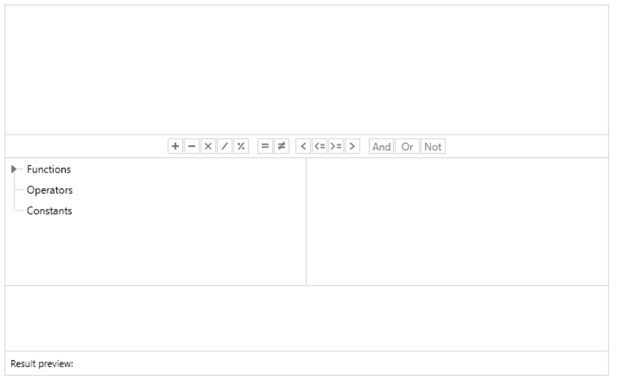 RadExpressionEditor with Windows8 theme