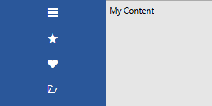 RadNavigationView with CompactPaneWidth set