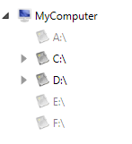 WPF RadTreeView Expanding Drives