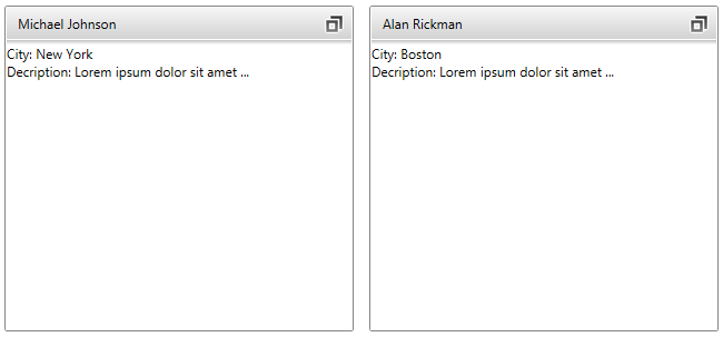 WPF RadTileView Final result