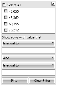 Telerik WPF DataGrid Styles and Templates FilteringControl