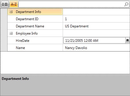 Rad Property Grid Unboud Mode 1