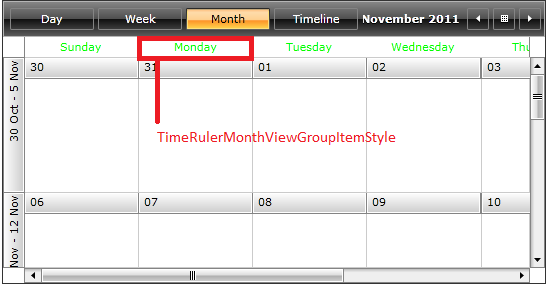 radscheduleview timeruler 11