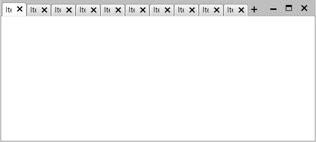 WPF RadTabbedWindow Auto Size the Tab Items