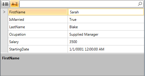 Rad Property Grid Edit Modes Single