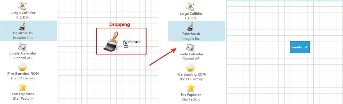 Rad Diagram Features DnD Shapes Dropping