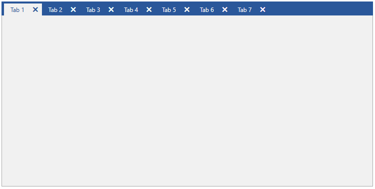 WPF RadTabControl Tab Items with Close Button