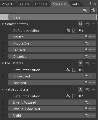 Ribbon View Styling Button States