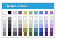 WPF RadColorPicker Apex Palette