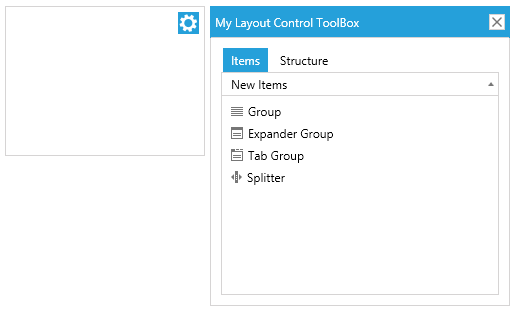 WPF RadLayoutControl Custom window style