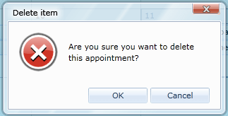RadScheduleView DeleteAppointmentConfirmDialog