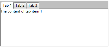 WPF RadTabControl RadTabItem with a string set as its content