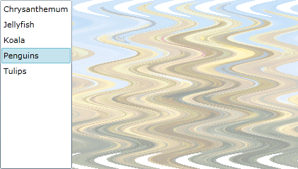 WPF RadTransitionControl Wave Transition