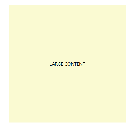 WPF RadFluidContentControl RadFluidContentControl with large content manually set via the State property