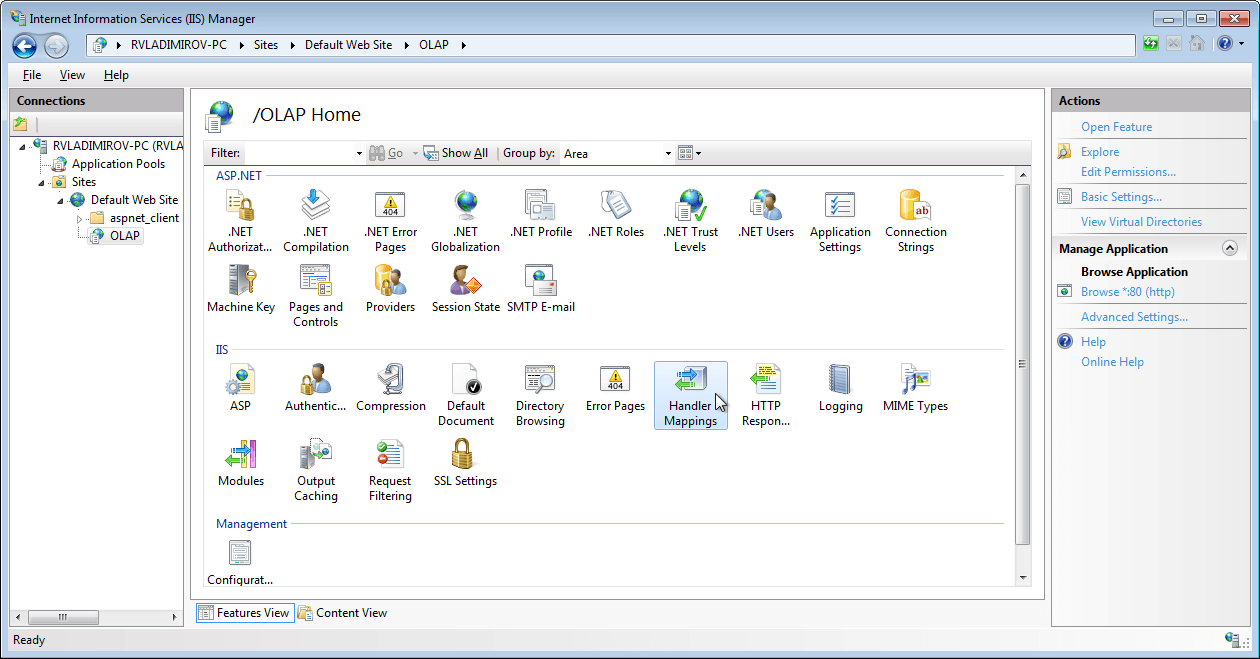 Rad Pivot Grid How To Set Http Access To Cube 5
