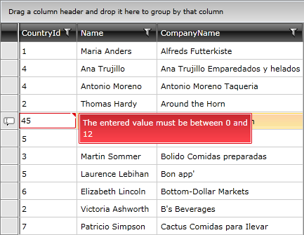 Events Validation in RadGridView - Telerik's WPF DataGrid