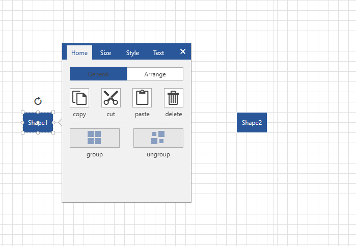 Rad Diagram Settings Pane Overview