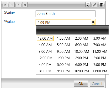 Result of customizing the autogenerated fields #3