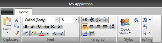 Rad Ribbon View Resizing Example Resized
