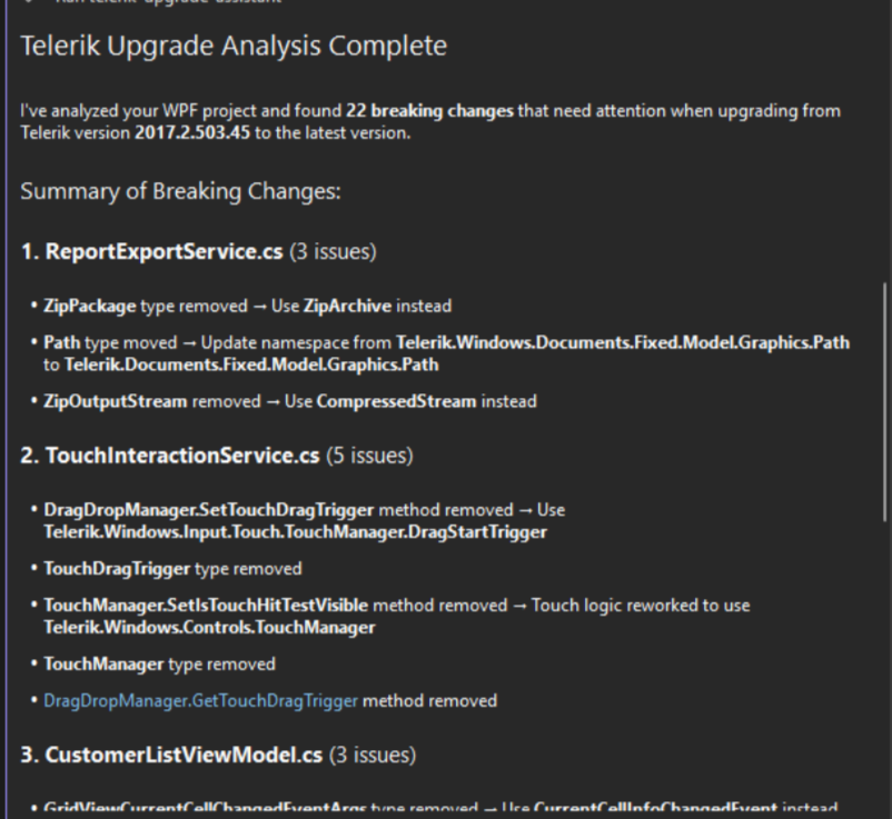 Telerik WPF Assistant