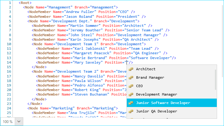 RadSyntaxEditor in the Fluent theme