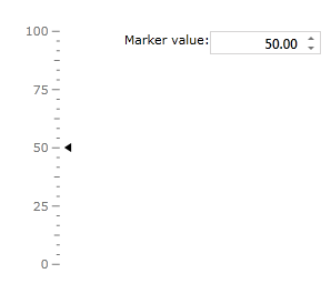Linear Gauge Interactive Click Binding