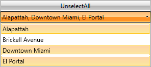 WPF RadComboBox Before executing UnselectAll command