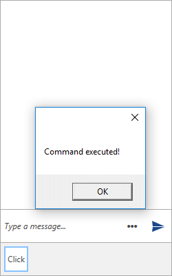 Executing the Command