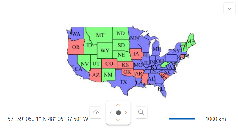 RadMap displaying map tiles from a WMS server