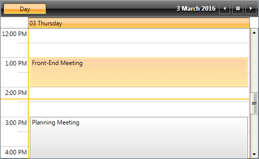 WPF RadScheduleView Set CurrentTimeIndicatorLocation