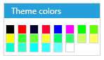 WPF RadColorPicker ReallyWebSafe Palette