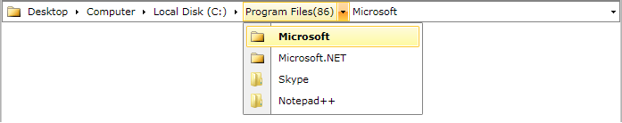 WPF RadBreadcrumb Hierarchical Data