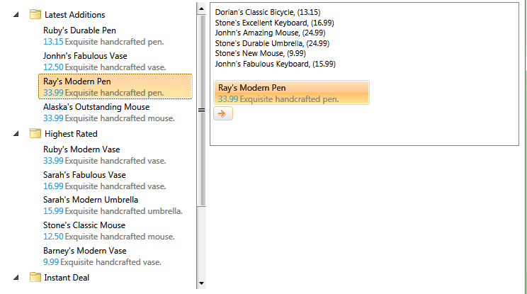 Rad Tree View-DnDTree List