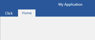 RadRibbonView Application Button with custom content