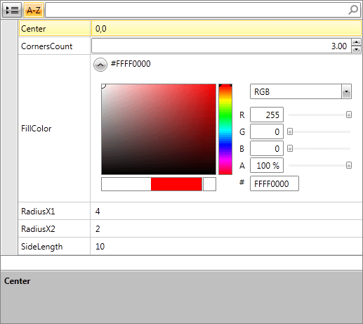 RadNumericUpDown for integer property of property set