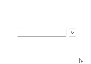 A gif animation showing the behavior of the custom speech recognizer