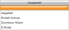 WPF RadComboBox After executing UnselectAll command