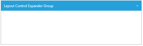 WPF RadLayoutControl Collapsed LayoutControlExpanderGroup