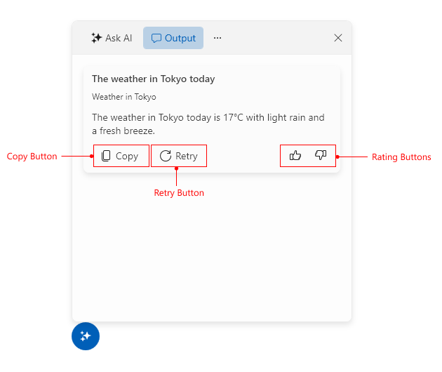 WPF RadAIPrompt Visual Structure