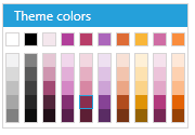 WPF RadColorPicker Opulent Palette