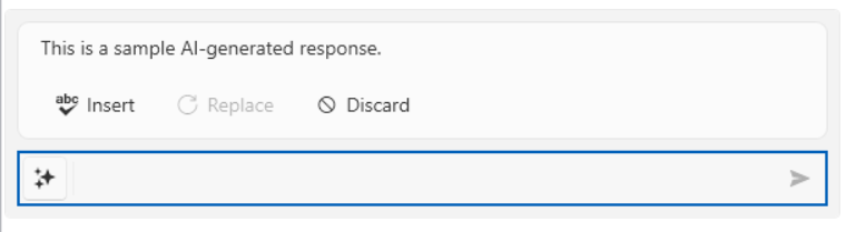 WPF RadInlineAIAssistant Displaying a Response