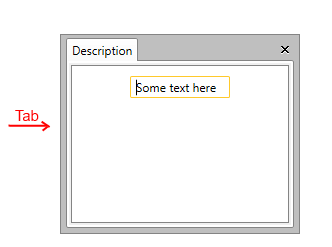 WPF RadDocking RadDocking behavior after disabling Tab navigation of its elements