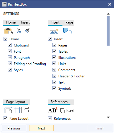 RadRichTextBoxRibbonUI