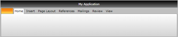 WPF RadRibbonView Empty Ribbon Tabs