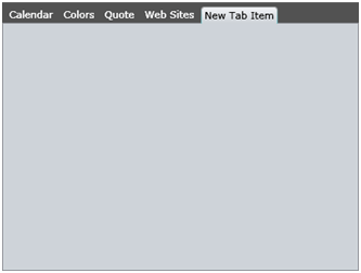 WPF RadTabControl Add New Tab Declaratively