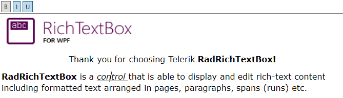 WPF RadRichTextBox Button State Based on Caret Position